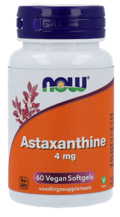 NOW Astaxanthine 4 mg Vegan Softgels 60SG 