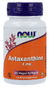 NOW Astaxanthine 4 mg Vegan Softgels 60SG 