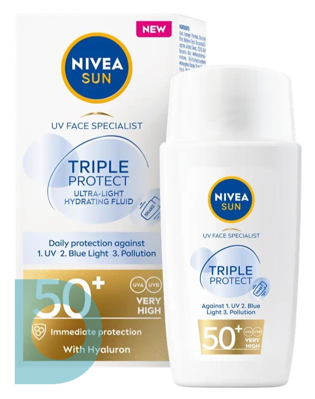 Vervagen Vruchtbaar Mannelijkheid Nivea Sun Triple Protect SPF50+ Zonnebrandcrème | De Online Drogist