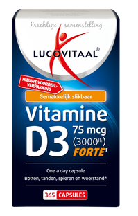 Lucovitaal Vitamine D3 75mcg Forte Capsules 365CP 