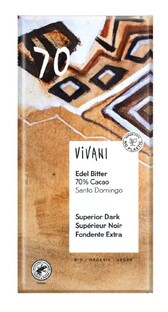 Vivani Superior Dark 70% Chocolade 100GR 