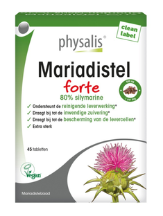 Physalis Mariadistel Forte Tabletten 45TB 