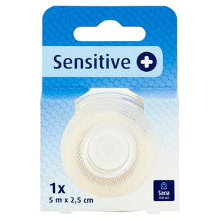 Sana First Aid Hechtpleister Sensitive 2,5cm 1ST 