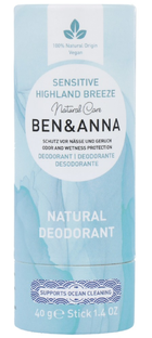 Ben & Anna Deodorant Stick Sensitive - Highland Breeze 40GR 