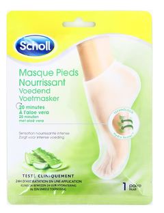 Scholl Voedend Voetmasker Aloë Vera 1PR 