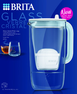 Brita Glas Filterkan + 1 Maxtra Filterpatroon 1ST 