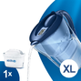 Brita Waterfilterkan Marella Blauw XL + 1 Maxtra Filterpatroon 3,5LT brita xl waterfilter