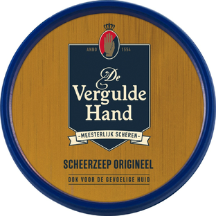 Vergulde Hand Scheerzeep Origineel 75GR 