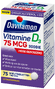 Davitamon VItamine D3 75 mcg Smelttablet 75TB Voor/zijkant verpakking