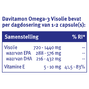 Davitamon Compleet Omega 3 Visolie 60CP samenstelling2