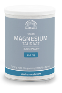 Mattisson HealthStyle Mattisson Vegan Magnesium Tauraat 250GR 