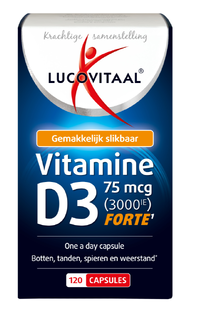 Lucovitaal Vitamine D3 75mcg Forte Capsules 120CP 