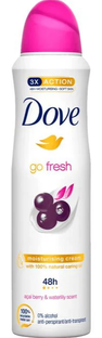 Dove Go Fresh Acai Berry Deodorant Spray 150ML 