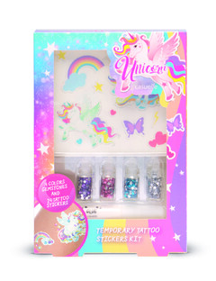 Casuelle Unicorn Tijdelijke Tatoo Giftset 1ST 