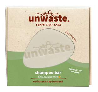 unwaste Shampoo Bar - Sinaasappel 65GR 