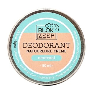 blokzeep Natuurlijke Deocreme Neutraal 50GR 