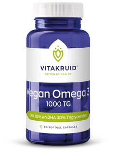 Vitakruid Vegan Omega 3 Triglyceride Capsules 90SG 