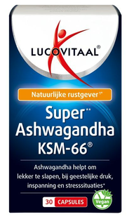 Lucovitaal Super Ashwagandha KSM-66 Capsules 30CP 