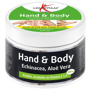 Lucovitaal Hand & Body Crème Echinacea en Aloë Vera 250ML 