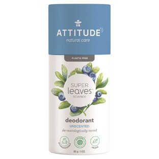 Attitude Super Leaves Deodorant Unscented 85GR 