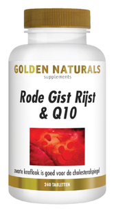 Golden Naturals Rode Gistrijst & Q10 Tabletten 240TB 