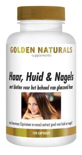 Golden Naturals Haar Huid & Nagels Capsules 120CP 