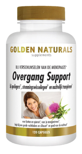 Golden Naturals Overgang Support Capsules 120CP 