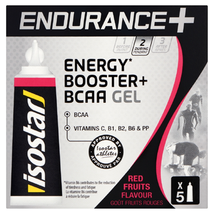 Isostar Energy Booster+ BCAA Gel Red Fruits 5ST 