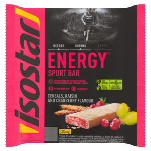 Isostar Energy Sport Bar Cranberry 3ST 