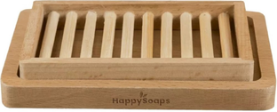 HappySoaps Houten Uitlekbakje Voor Afwaszeep 12GR 