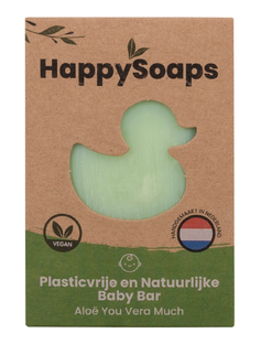 HappySoaps Baby & Kids Aloe Vera Bar 80GR 