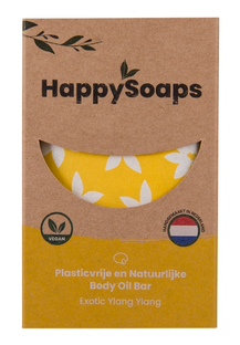 HappySoaps Exotic Ylang Ylang Body Oil Bar 70GR 