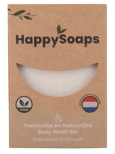 HappySoaps Kokosnoot & Limoen Body Wash Bar 100GR 