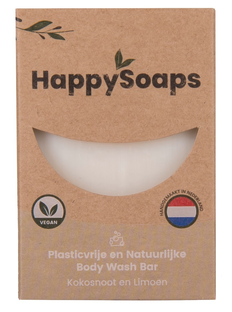 HappySoaps Kokosnoot & Limoen Body Wash Bar 100GR
