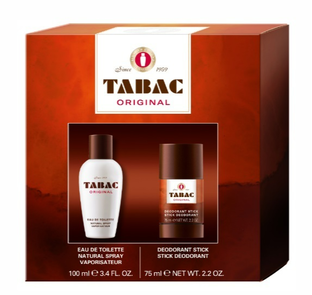 Tabac Original Eau De Toilette﻿ Natural Spray & Deodorant Stick Giftset 1ST 