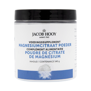 Jacob Hooy Magnesiumcitraat Poeder 140GR 