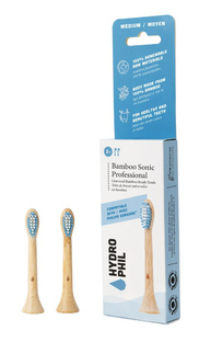 Hydrophil Sonicare Bamboe Opzetborstels Medium Soft 2ST 