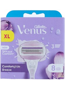 Gillette Venus Comfortglide Breeze Scheermesjes - met scheergel kussentje 8ST 