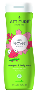 Attitude Little Leaves 2-in-1 Shampoo en Douchegel - Watermeloen & Kokos 473ML 