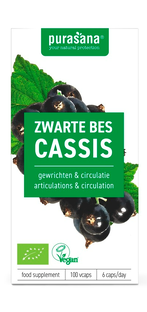 Purasana Biologische Zwarte Bes Capsules 100VCP 