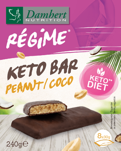 Damhert Regime Keto Bar - Peanut/Coco 240GR 