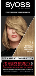 Syoss Color 7-1 Natuurlijk Middenblond 1ST 