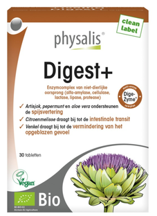 Physalis Digest+ Biologische Tabletten 30TB 