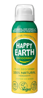 Happy Earth 100% Natural Deo Spray Jasmine Ho Wood 100ML 