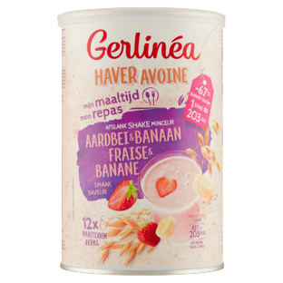 Gerlinéa Milkshake Haver Aardbei Banaan 436ML 