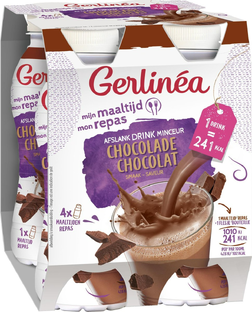 Gerlinéa Drinkmaaltijd Chocolade 4 pack 944ML 