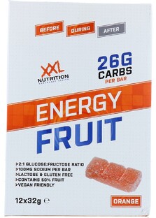 XXL Nutrition Energie Fruit Bar - Orange 384GR 