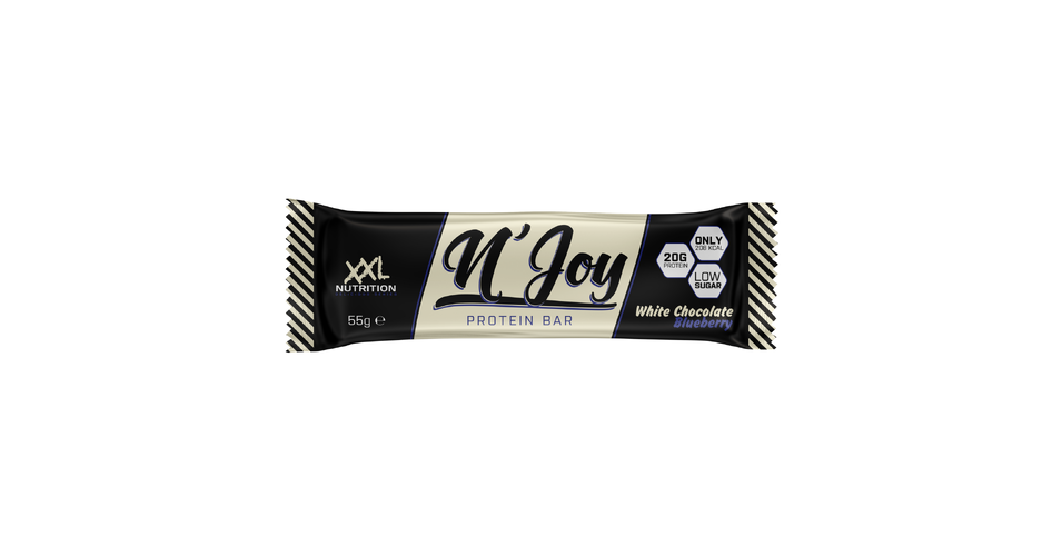 XXL Nutrition N Joy Proteïne Bar Witte Chocolade Bosbes kopen bij De