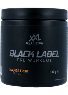 XXL Nutrition Black Label Pre Workout - Orange Fruit 390GR 