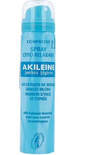 Akileine Cryo Relaxing Spray - voor vermoeide benen 75ML 